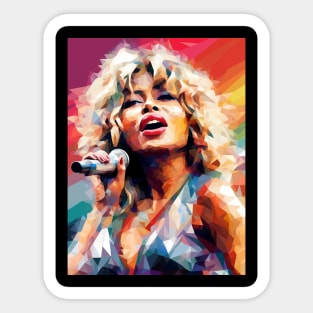 Tina Turner WPAP Sticker